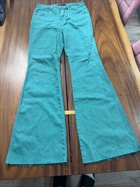Judy Blue Mint Green Mid-Rise Jeans